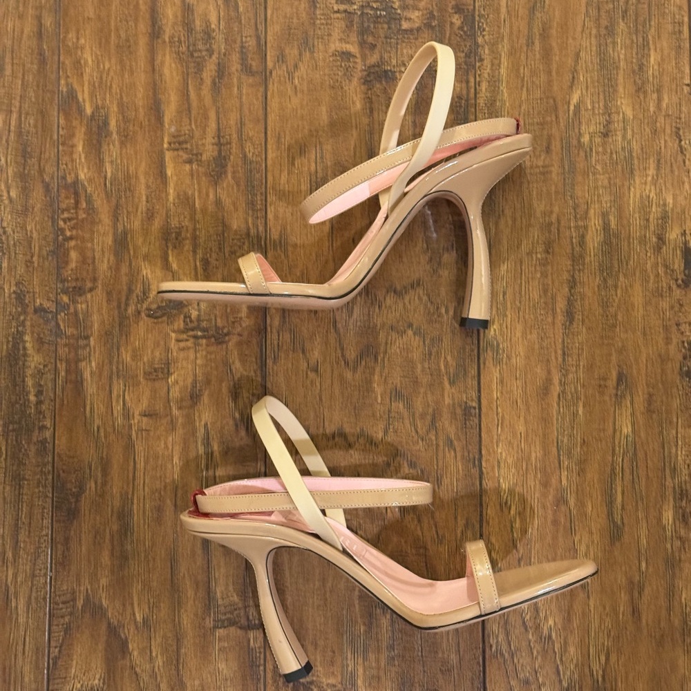 NIB Piferi Nude Caramel Fantasia Strappy Heels Sandals - Picture 2 of 7